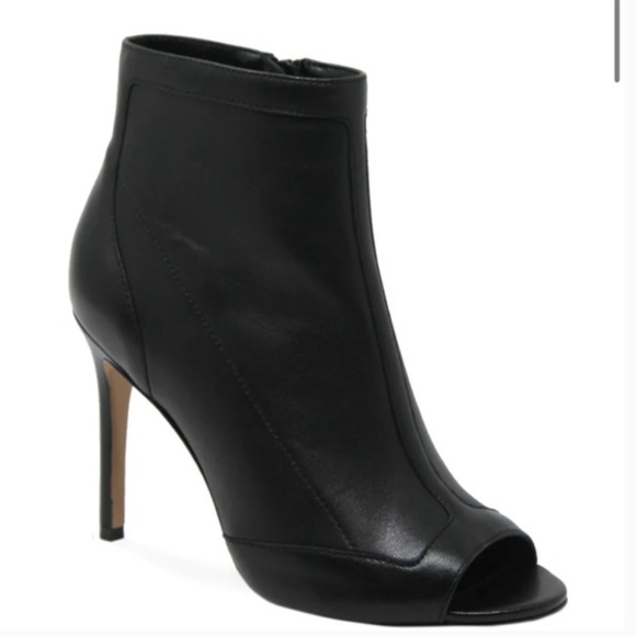 Charles David “Courter” Heeled Booties - Black - Picture 2 of 4